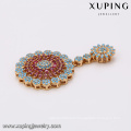 64259 Xuping hot sales exquisite workmanship luxury round gold jewelry set China wholesale